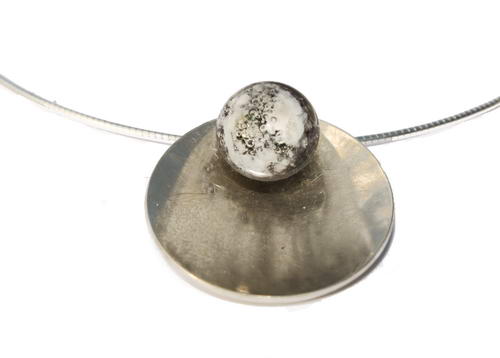 Hanger top bolletje mini met onder schotel XXL zwart